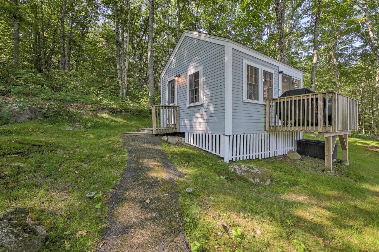 Lush Edgecomb Studio Cottage With Fire Table! Bagian luar foto